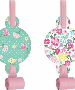 Creative Converting Floral Tea Party Blowouts (48/Case) Kids Birthday Party Themes