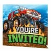 Creative Converting Monster Truck Rally Gatefold Invitations (48/Case)