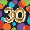 Creative Converting Balloon Birthday Beverage Napkin, 30 (Case Pack Of 192) Adult Birthday Party Themes