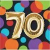 Creative Converting Balloon Birthday Beverage Napkin, 70 (Case Pack Of 192) Adult Birthday Party Themes