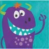 Creative Converting Kids Birthday Party Themes Fun Monsters Beverage Napkin (Case Pack Of 192)