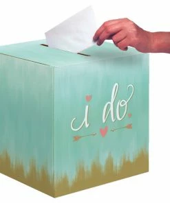 Creative Converting Mint To Be Card Box 12 Inch X 12 Inch (6/case)