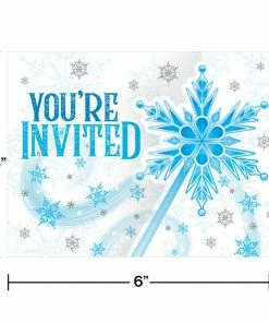 Creative Converting Snow Princess Invitations 48 Ct