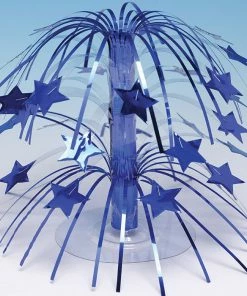 Creative Converting General Decorations Blue Stars Mini Cascade Centerpiece (6/case)
