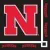 Creative Converting NCAA College Themed Party Decorations University Of Nebraska Beverage Napkins, 2-Ply (240/case)