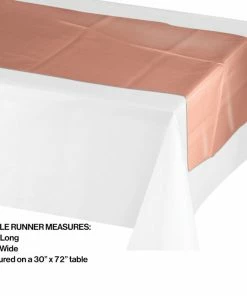Creative Converting Themed Tableware Rose' All Day Table Runner 14" X 84" (12/Case)