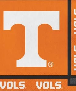 Creative Converting University Of Tennessee, Knoxville Beverage Napkin (Case Pack Of 240) NCAA College Themed Party Decorations