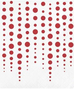 Creative Converting Anniversary Decorations Sparkle And Shine Ruby Beverage Napkins (192/Case)