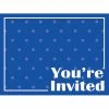 Creative Converting Solid Color Tableware Cobalt Invitation (48/case)