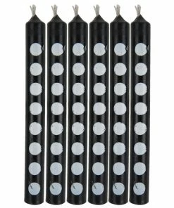 Creative Converting Birthday Party Candles Black Dots Candles (72/case)