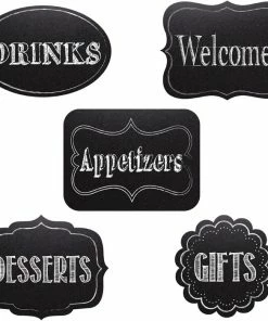 Creative Converting Chalkboard Assorted Cutouts (60/case)