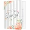 Creative Converting Baby Showers Farmhouse Floral Foldover Invitations - Baby Shower (48/Case)