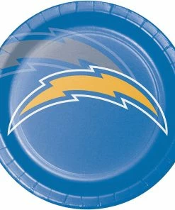 Creative Converting Los Angeles Chargers Dinner Plate 8ct