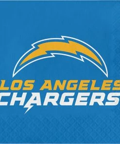 Creative Converting Los Angeles Chargers Luncheon Napkin 16ct