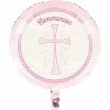 Creative Converting Divinity Pink 18" Mylar Communion Ballon (10/Case)