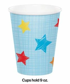 Creative Converting 1st Birthday Party Themes One Is Fun Boy Hot/Cold Cups, 9 Oz. (96/case)