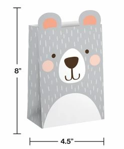 Creative Converting Birthday Bear Paper Favor Bags (96/Case) 1st Birthday Party Themes