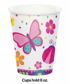 Creative Converting Butterfly Garden Paper Cups 96 Ct Kids Birthday Party Themes