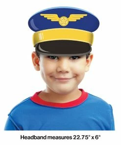 Creative Converting Kids Birthday Party Themes Lil' Flyer Airplane Headband Child Size (Case Pack Of 48)