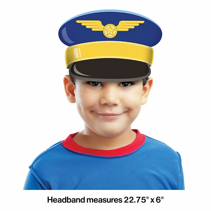 Creative Converting Kids Birthday Party Themes Lil' Flyer Airplane Headband Child Size (Case Pack Of 48)