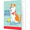 Creative Converting Dog Party Foldover Invitations (48/Case)