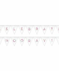 Creative Converting Rainbow Foil Birthday Party Banner (12/Case) Kids Birthday Party Themes