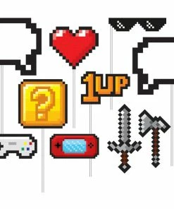 Creative Converting Kids Birthday Party Themes Gaming Party Party Photo Booth Props (60/Case)
