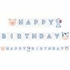 Creative Converting 1st Birthday Party Themes Farmhouse Birthday Blue Banner (12/Case)