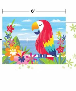 Creative Converting Lush Luau Postcard Invitations (48/Case) Luau Party Supplies