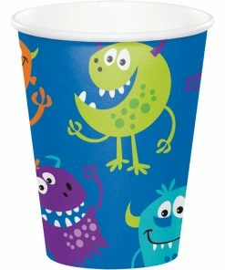 Creative Converting Fun Monsters Paper Cups 96 Ct Kids Birthday Party Themes
