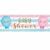 Creative Converting Gender Reveal Balloons Large Party Banner 20" X 60" (6/Case)