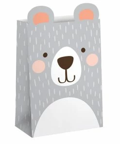 Creative Converting Birthday Bear Paper Favor Bags (96/Case) 1st Birthday Party Themes