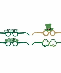 Creative Converting St. Patrick's Day Deluxe Paper Eyeglasses 24 Ct