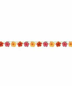 Creative Converting Tropical Flowers Banners 12 Ct