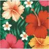 Creative Converting Tropical Flowers Beverage Napkins 192 Ct
