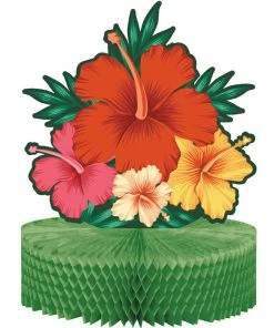 Creative Converting Tropical Flowers Centerpieces 12 Ct