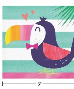 Creative Converting Pineapple N Friends Beverage Napkin (Case Pack Of 192) Kids Birthday Party Themes