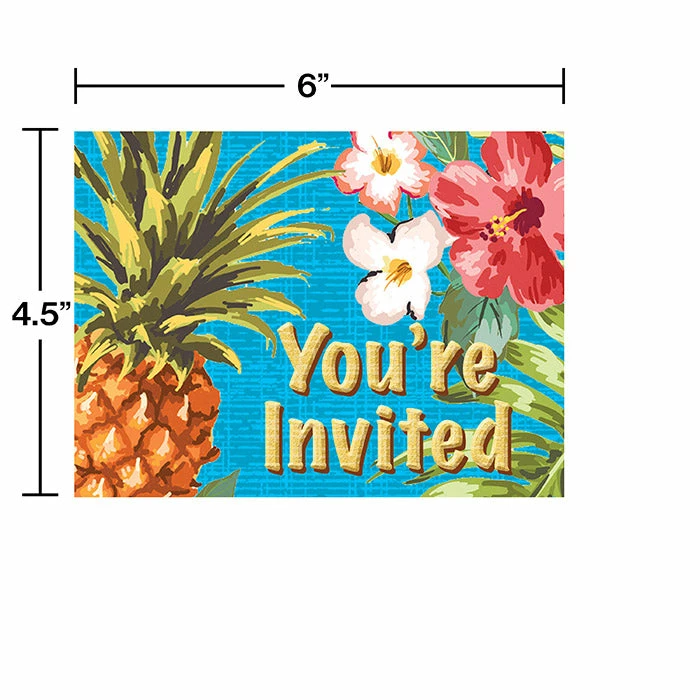 Creative Converting Aloha Invitation (48/case)