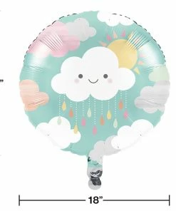 Creative Converting Baby Showers Sunshine Baby Shower Metallic Balloon 18" (Case Pack Of 10)