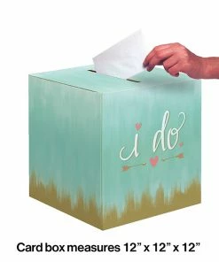 Creative Converting Mint To Be Card Box 12 Inch X 12 Inch (6/case)